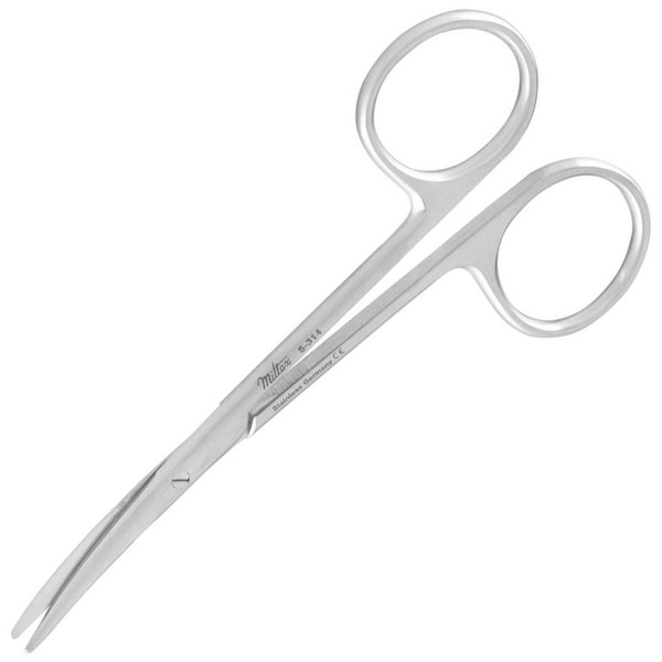 Vantage Strabismus Scissors, 4in, Curved